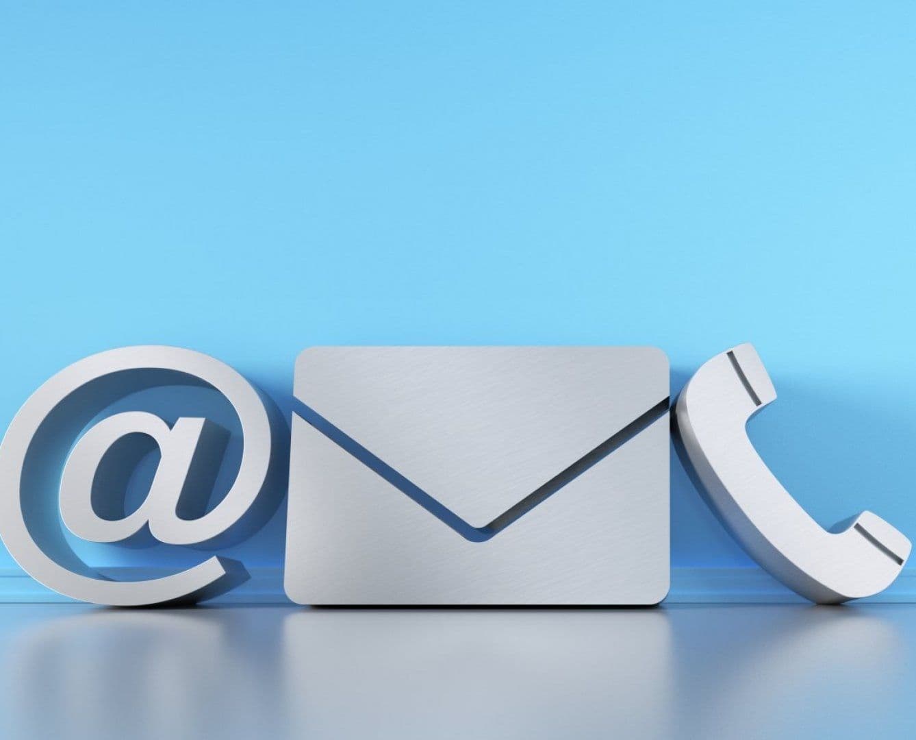Email and contact icons